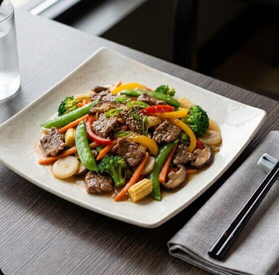 L3. Beef With Mixed Vegetables