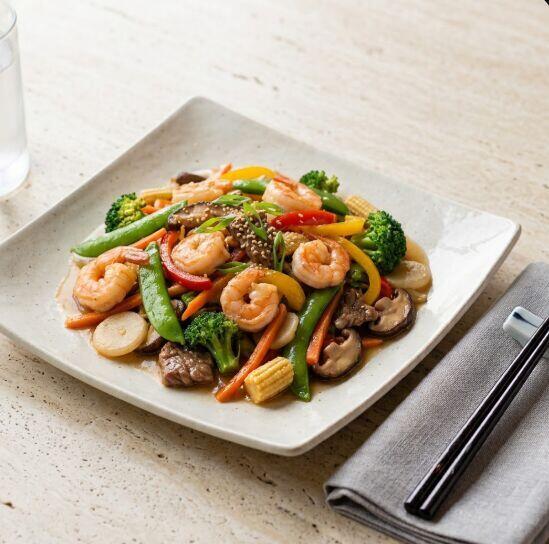L3. Shrimp With Mixed Vegetables