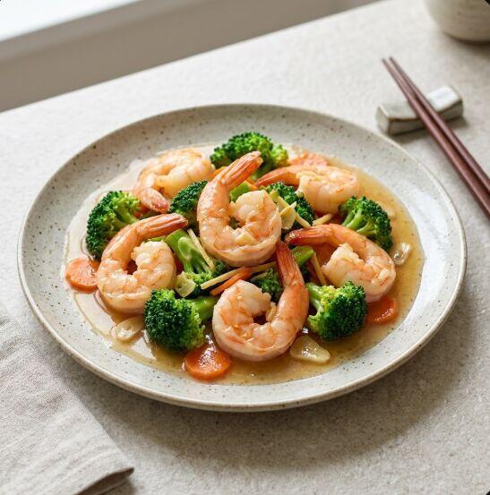 L9. Shrimp With Broccoli