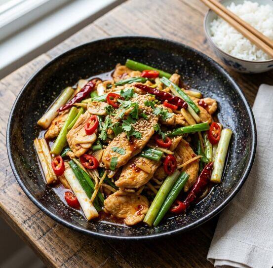 L10. Chicken With Scallion & Chili