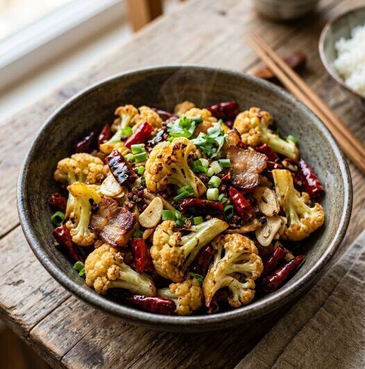 Dry Fried Cauliflower