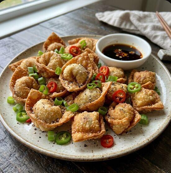 Salt & Pepper Fried Wontons
