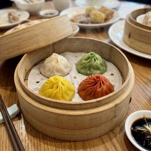 Rainbow Soup Dumplings