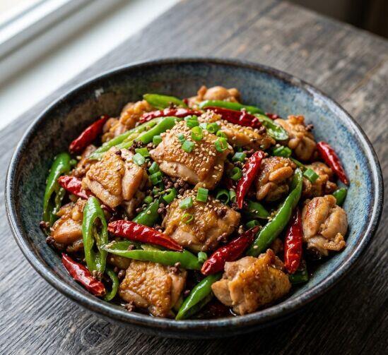 Three Pepper Chicken
