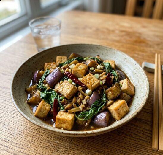 Basil Eggplant & Tofu