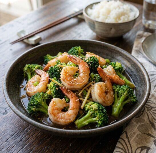 Shrimp With Broccoli