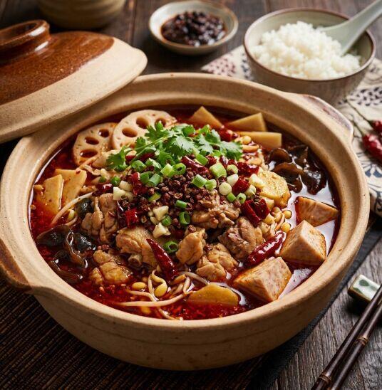 Spicy Chili Oil Chicken Stew