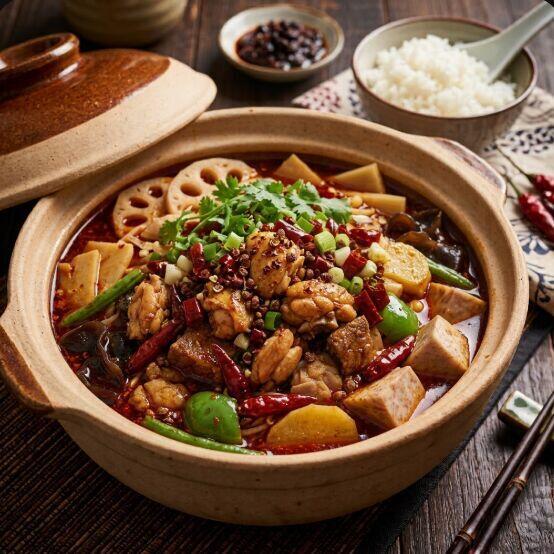 Mala Chicken Spicy Pot