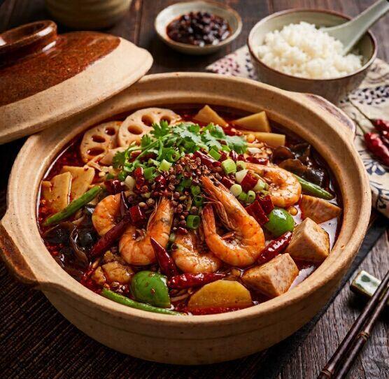Mala Shrimp Spicy Pot